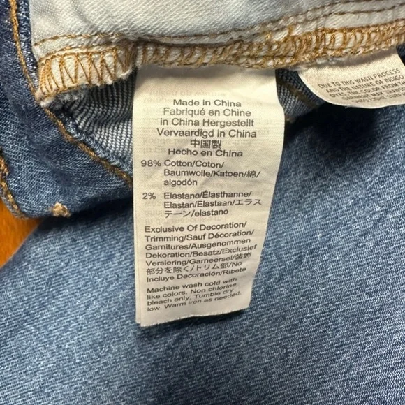 Madewell The Perfect Vintage Crop Jean ~ Women’s Raw Hem Mom Jeans ~ Size 24 - Picture 13 of 16